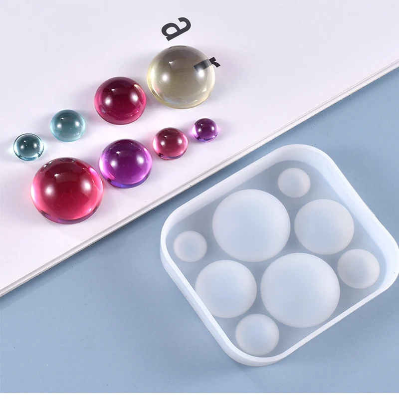 Half Round Cabochon Silicone Mold Jewelry Necklace Resin Casting Pendant Mould DIY Epoxy Resin Jewelry Making Mould
Half Round Cabochon Silicone Mold Jewelry Necklace Resin Casting Pendant Mould DIY Epoxy Resin Jewelry Making Mould