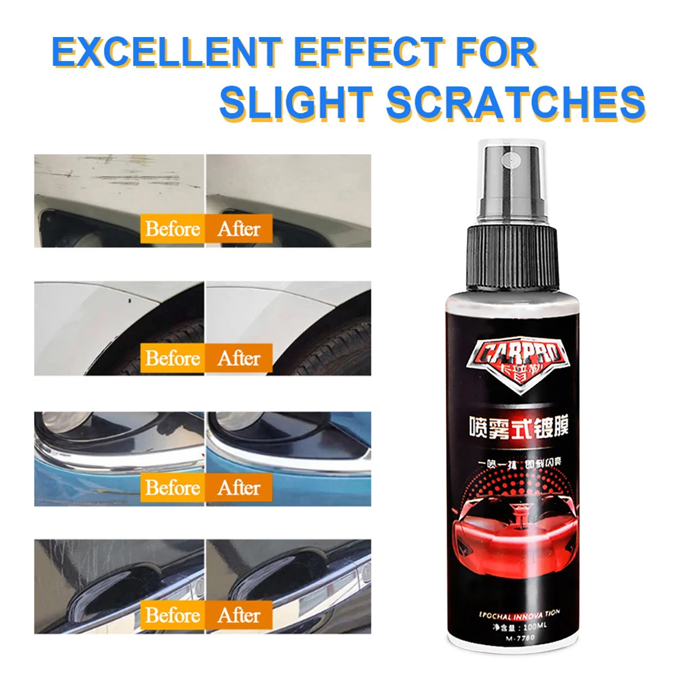 100ml Car Nano Repair Spray Rainproof Coating Agent Protective Coating Car Glaze Polishing Anti-scratch Spray
100ml Car Nano Repair Spray Rainproof Coating Agent Protective Coating Car Glaze Polishing Anti-scratch Spray