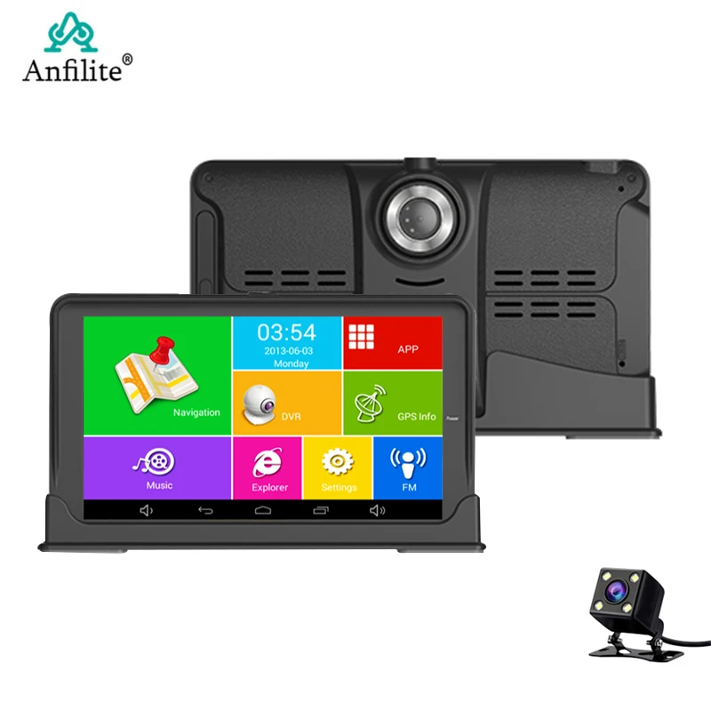 7'' Touch Screen 1080P car dvr dashcam Android 16GB GPS Car GPS Navigation FM Rear View Camera with DVR camera Free GPS Map
7'' Touch Screen 1080P car dvr dashcam Android 16GB GPS Car GPS Navigation FM Rear View Camera with DVR camera Free GPS Map