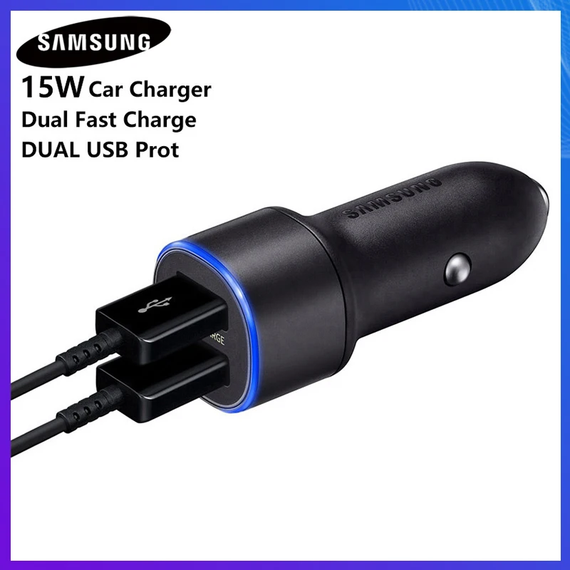 Оригинальное 2-портовое USB смарт-зарядное устройство для Samsung GALAXY A60 A70 S6 S7 S8 S9 S10 S10e +