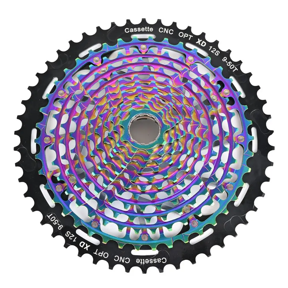 MTB Bicycle Cassette Flywheel Cassette CNC 11/12S 9-50T 12-speed Mountain Bike Sprocket for XD 11-speed Ultralight
MTB Bicycle Cassette Flywheel Cassette CNC 11/12S 9-50T 12-speed Mountain Bike Sprocket for XD 11-speed Ultralight