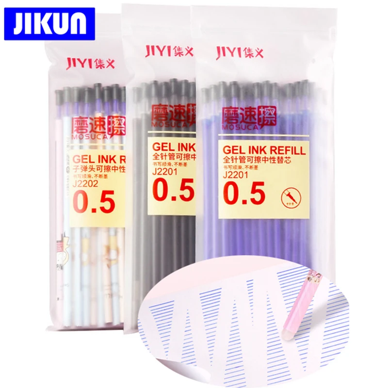 Erasable Pen Set-JIKUN 0.5mm Blue Black Ink Refill Magic Pens Eraser Rod School Writing Stationery Supplies
Erasable Pen Set-JIKUN 0.5mm Blue Black Ink Refill Magic Pens Eraser Rod School Writing Stationery Supplies