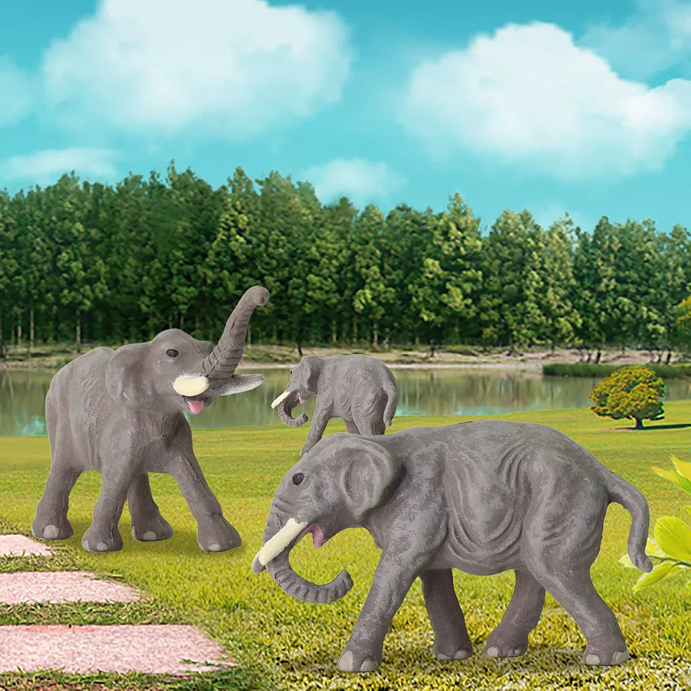 

10 шт./20 шт. 1:150 хорошо окрашенные животные слоны ПВХ N масштабная модель слон пейзаж ландшафт макет AN15004