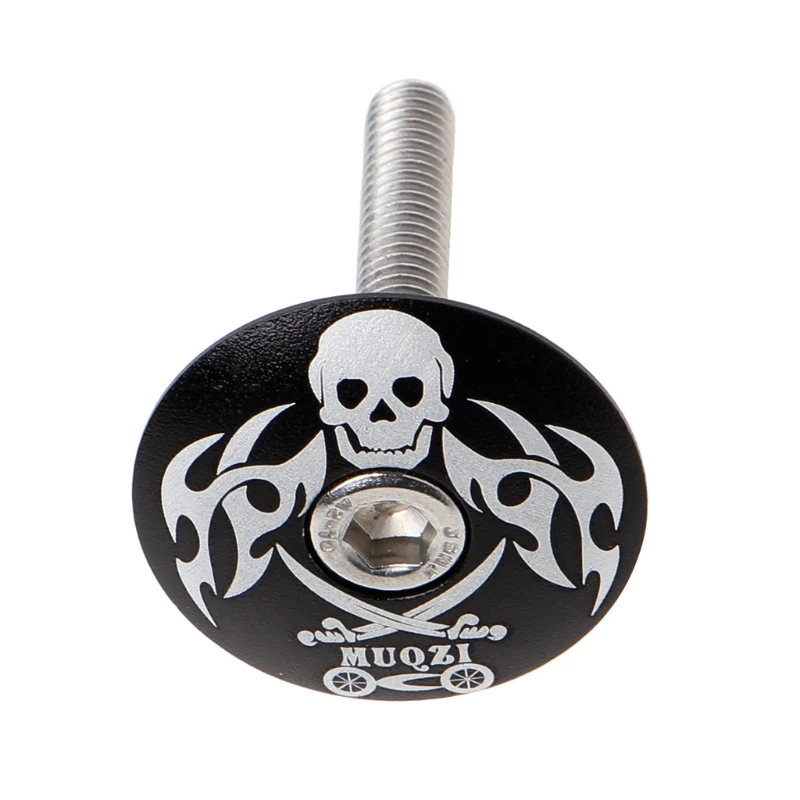 Mountain Bikes Stem Top Cap Cover Headset Screws Bicycle Cycling Accessories Set