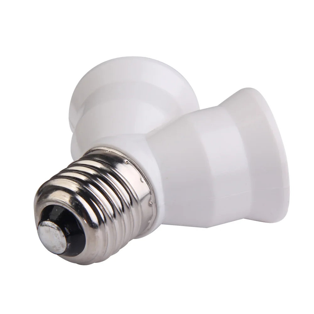 1PCS E27 Base Light Lamp Bulb Socket 1 to 2 Splitter Adapter Converter White Color Fireproof Material
1PCS E27 Base Light Lamp Bulb Socket 1 to 2 Splitter Adapter Converter White Color Fireproof Material