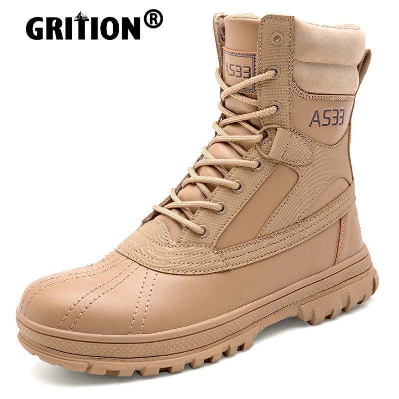 GRITION Trekking Boots Outdoor Winter Mountain Hiking Shoes Collision Keep Warm Anti-slip Ankle Military Sand Non-slip 2020 New
GRITION Trekking Boots Outdoor Winter Mountain Hiking Shoes Collision Keep Warm Anti-slip Ankle Military Sand Non-slip 2020 New