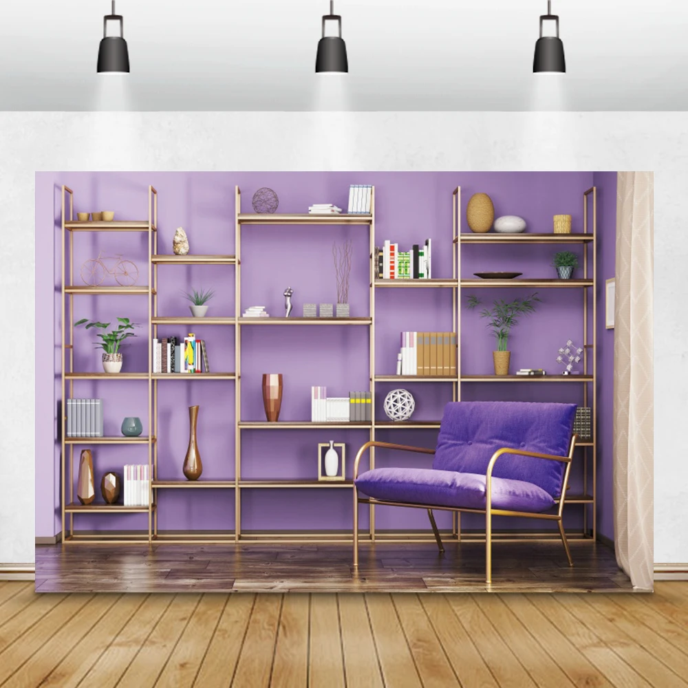 Laeacco Purple Wall Sofa Bookshelf Vase Plants Interior Decor Family Portrait Photography Backgrounds Photo Backdrops Photocall
Laeacco Purple Wall Sofa Bookshelf Vase Plants Interior Decor Family Portrait Photography Backgrounds Photo Backdrops Photocall