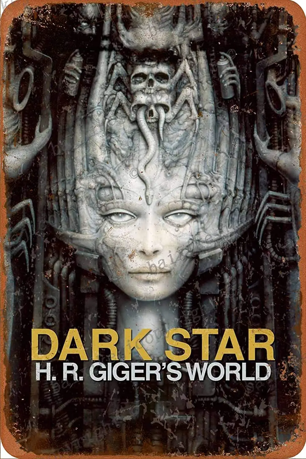 The Dark Star HR Gigers Welt Tin Sign Vintage Metal Sign Poster Home Wall Decor Cafe Bar Pub Club Gift
The Dark Star HR Gigers Welt Tin Sign Vintage Metal Sign Poster Home Wall Decor Cafe Bar Pub Club Gift