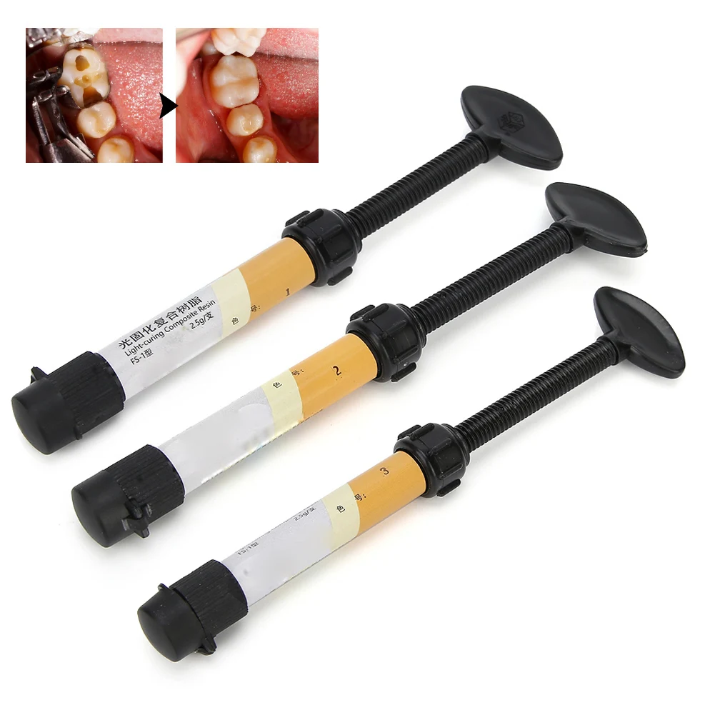 1Pcs Universal Light-Curing Composite Resin Dental Syringe Fill Teeth Health Care Material Dental Resin Filling Materials Teach
1Pcs Universal Light-Curing Composite Resin Dental Syringe Fill Teeth Health Care Material Dental Resin Filling Materials Teach
