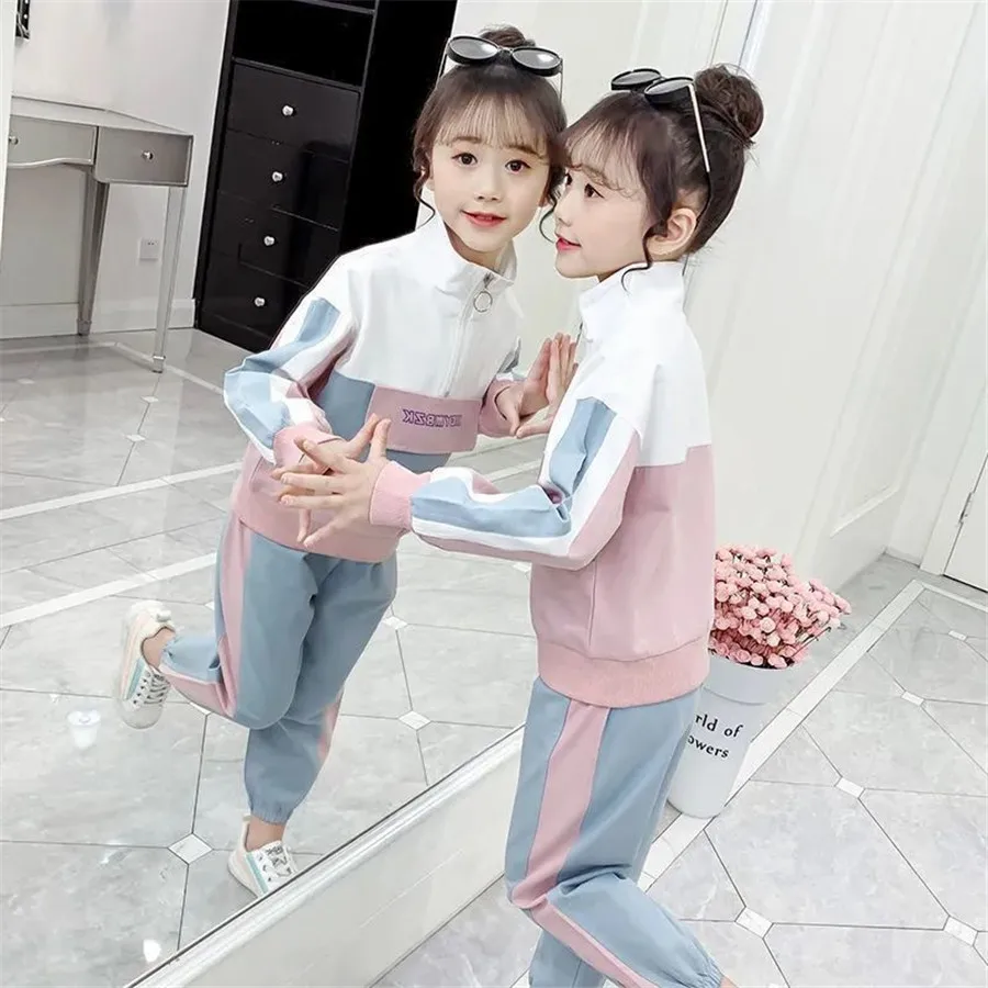 Kids Sport Clothes Girls Letter Clothes For Girls Patchwork Clothes Girl Coat + Pants Children's Tracksuit 6 8 10 12
Kids Sport Clothes Girls Letter Clothes For Girls Patchwork Clothes Girl Coat + Pants Children's Tracksuit 6 8 10 12