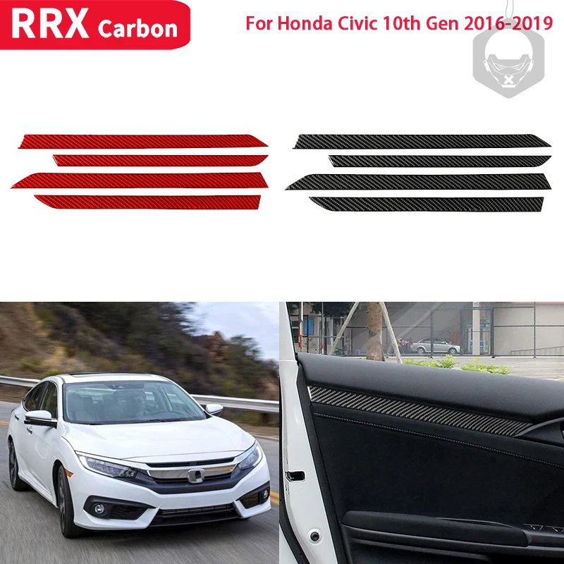 For Honda Civic 10th Gen 2016 2017 2018 2019 Car Carbon Fiber Sticker Door Inner Trim Cover Decor Strip Door Panel Car Sticker
For Honda Civic 10th Gen 2016 2017 2018 2019 Car Carbon Fiber Sticker Door Inner Trim Cover Decor Strip Door Panel Car Sticker