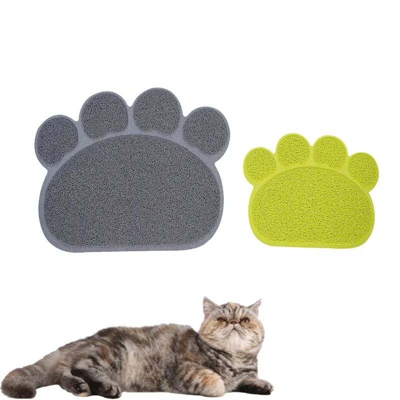 Pet Cat Litter Mat Paw Print Elastic PVC Fiber Feeding Bowl Placemat Cat Bed Pads Non-slip Litter Trapper Mats Cat Accessories
Pet Cat Litter Mat Paw Print Elastic PVC Fiber Feeding Bowl Placemat Cat Bed Pads Non-slip Litter Trapper Mats Cat Accessories