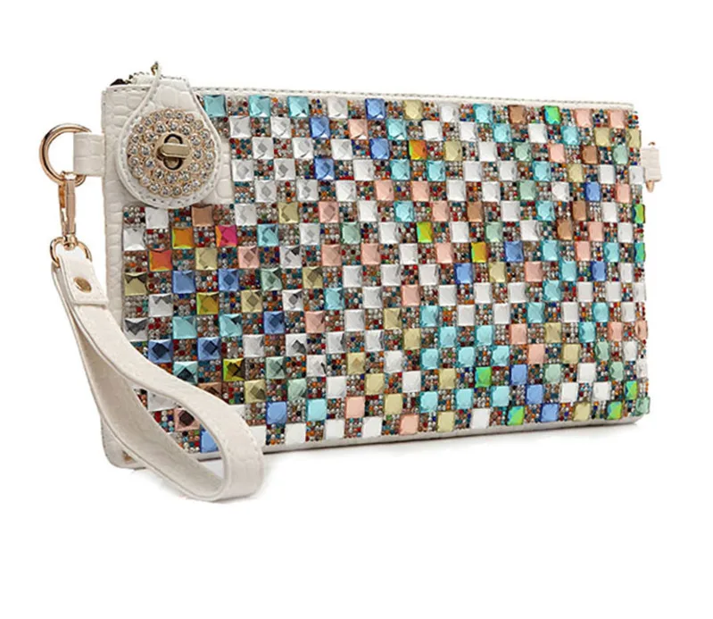 Colorful Rhinestone Fashion Women Clutch Bag Designer Luxury Diamond Ladies Evening Bag Chic Shoulder Crossbody Bags Party Purse
Colorful Rhinestone Fashion Women Clutch Bag Designer Luxury Diamond Ladies Evening Bag Chic Shoulder Crossbody Bags Party Purse