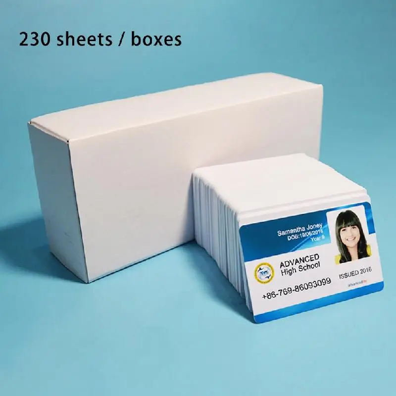 New White Inkjet Printable Blank Pvc Card 230pcs For Membership Card Club Card Id Card Direct Printing Of Coated White Card
New White Inkjet Printable Blank Pvc Card 230pcs For Membership Card Club Card Id Card Direct Printing Of Coated White Card
