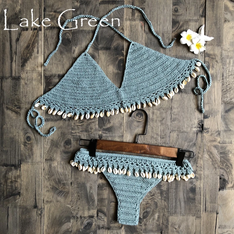 Crochet Bikini Set Shell Tassels Bikini Brazilian Crochet Swimsuit Women Halter Swimwear Strappy Bikinis Free Shipping 2021 New
Crochet Bikini Set Shell Tassels Bikini Brazilian Crochet Swimsuit Women Halter Swimwear Strappy Bikinis Free Shipping 2021 New