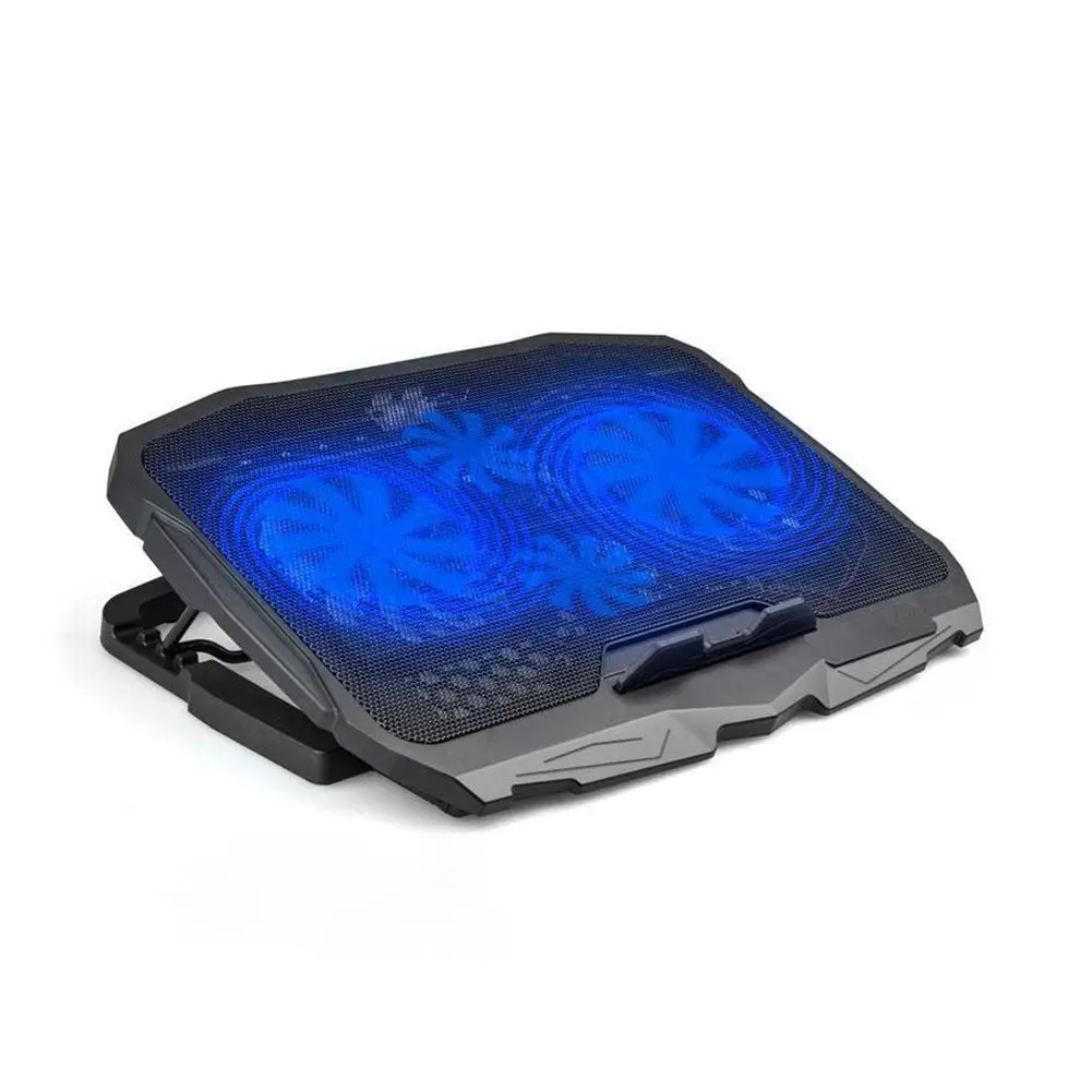 2-USB Ports Cooling Fan Laptop Cooler Pad Notebook Stand Holder for 14-15.6 inch Laptop Cooling Pads
2-USB Ports Cooling Fan Laptop Cooler Pad Notebook Stand Holder for 14-15.6 inch Laptop Cooling Pads