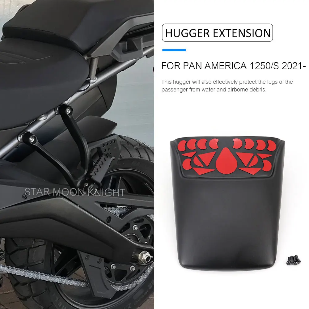 

Мотоциклетные аксессуары, удлинитель заднего брызговика для HARLEY PAN AMERICA PA1250 pa 1250 s pa1250s 2021 2022 Hugger, удлинитель крыла