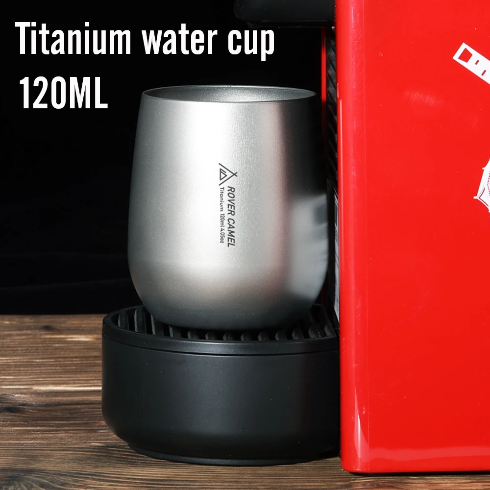 120ml Ultralight Titanium Double Wall Insulated Water Cup Tea Cup Mug for Outdoor Camping Hiking Backpacking Home Office
120ml Ultralight Titanium Double Wall Insulated Water Cup Tea Cup Mug for Outdoor Camping Hiking Backpacking Home Office