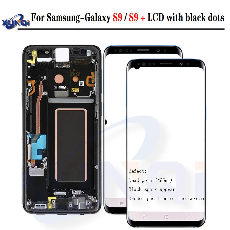 ЖК дисплей AMOLED для Samsung S9 сенсорный G960 G965 Plus битые пиксели + дигитайзер сенсорного