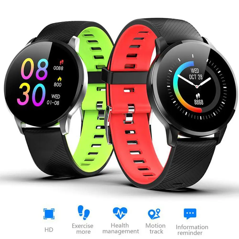 HD Large Screen Smart Watch Fitness Tracker Heart Rate Blood Pressure Monitor Wristwatch for IOS Android Samsung iPhone Xiaomi
HD Large Screen Smart Watch Fitness Tracker Heart Rate Blood Pressure Monitor Wristwatch for IOS Android Samsung iPhone Xiaomi