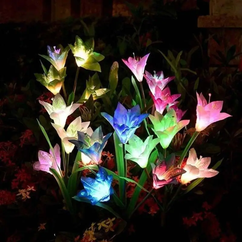 Outdoor LED Solar White Light Lily Garden Flower Waterproof Decorative Lamp 300AMH Solar Power Yard Lawn Path Wedding
Outdoor LED Solar White Light Lily Garden Flower Waterproof Decorative Lamp 300AMH Solar Power Yard Lawn Path Wedding