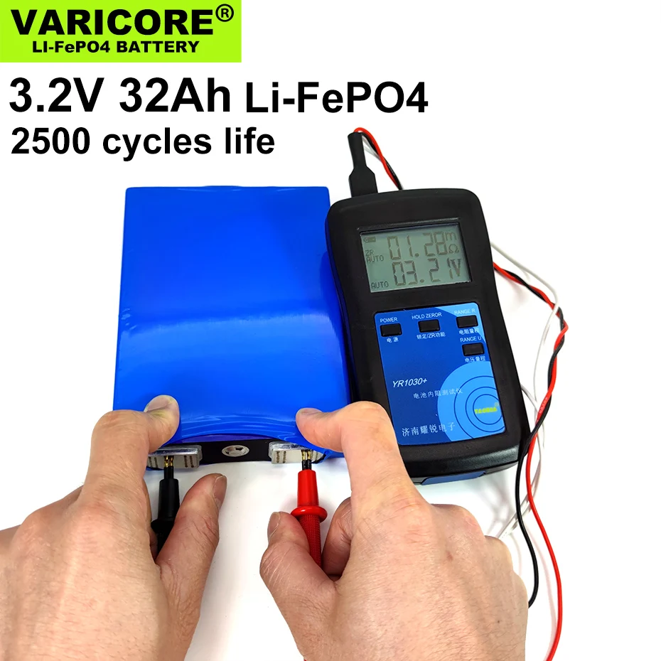 2021 VariCore 3.2V 32Ah battery pack LiFePO4 phosphate 12V 4S 24V 32000mAh Motorcycle Car motor batteries modification Nickel
2021 VariCore 3.2V 32Ah battery pack LiFePO4 phosphate 12V 4S 24V 32000mAh Motorcycle Car motor batteries modification Nickel