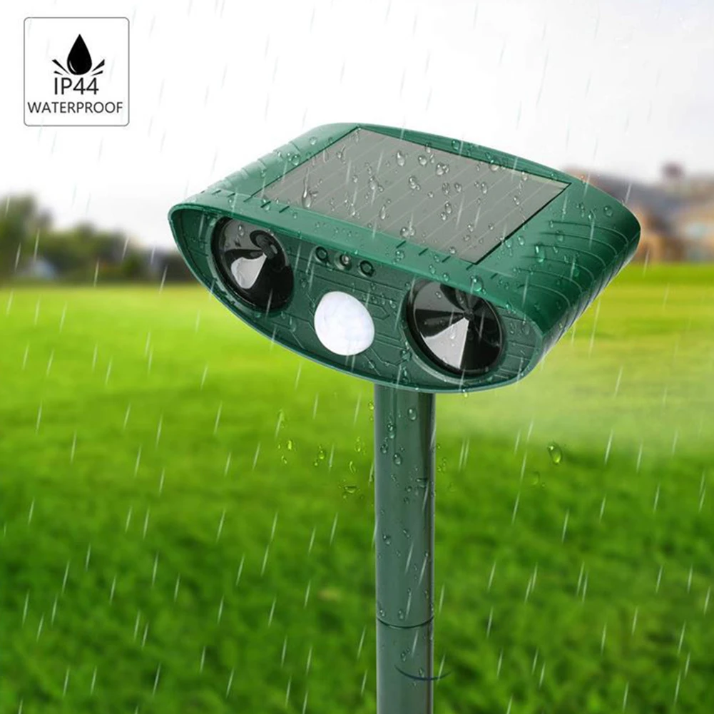 Solar Ultrasonic Animal Repeller Mouse Expeller Stray Cats Dogs Birds Boar Raccoon Rabbit Squirrel Outdoor Yard Drive Led Flash
Solar Ultrasonic Animal Repeller Mouse Expeller Stray Cats Dogs Birds Boar Raccoon Rabbit Squirrel Outdoor Yard Drive Led Flash