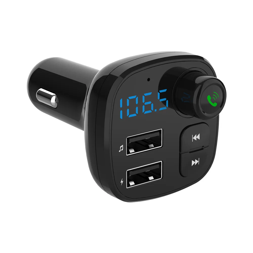 Bluetooth Car Handsfree Kit Wireless Bluetooth FM Transmitter LCD Car MP3 Player 3.1A Dual USB Car Phone Charger For iPhone
Bluetooth Car Handsfree Kit Wireless Bluetooth FM Transmitter LCD Car MP3 Player 3.1A Dual USB Car Phone Charger For iPhone