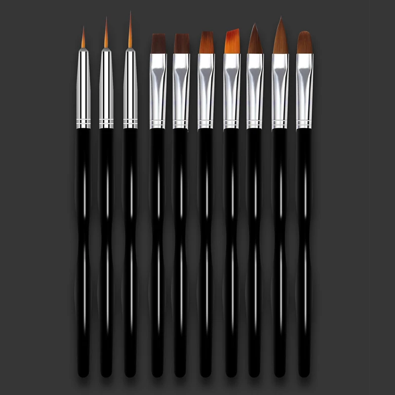 10PCS/Set Manicure Pedicure UV Gel Nail Art Painting Pencil DIY Drawing Brushes Tool With Salon Use Home
10PCS/Set Manicure Pedicure UV Gel Nail Art Painting Pencil DIY Drawing Brushes Tool With Salon Use Home