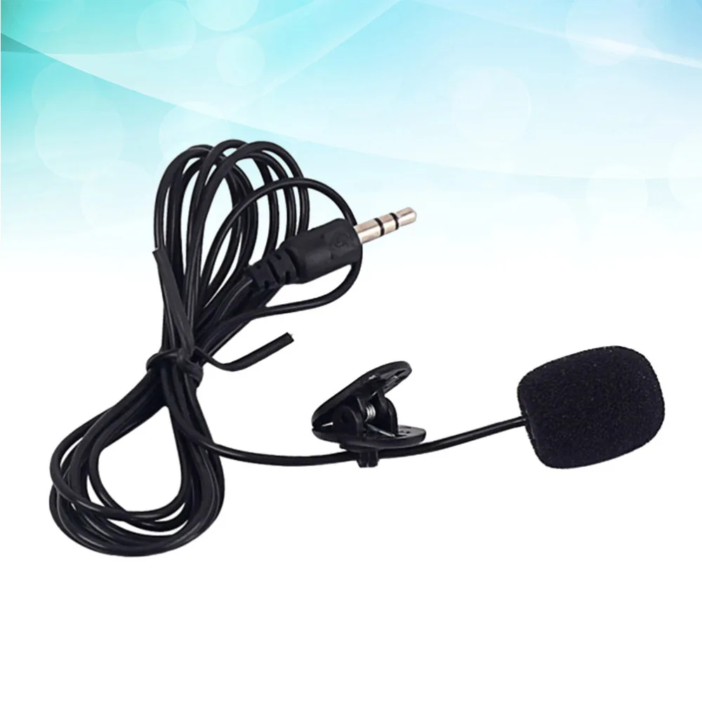 Mini Microphone Portable Clip-on 3.5mm plug Microphone for MP3 Phone Computer Tablet (Black) 
Mini Microphone Portable Clip-on 3.5mm plug Microphone for MP3 Phone Computer Tablet (Black)