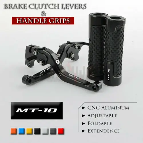 CNC Aluminum Adjustable Brake Clutch Levers Handlebar Grip Handle Hand Grips For YAMAHA FZ-10 FZ10 MT-10 MT10 2016-2019
CNC Aluminum Adjustable Brake Clutch Levers Handlebar Grip Handle Hand Grips For YAMAHA FZ-10 FZ10 MT-10 MT10 2016-2019