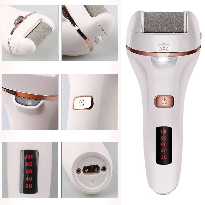 Electric callus remover, rechargeable foot file and pedicure tool 
Electric callus remover, rechargeable foot file and pedicure tool