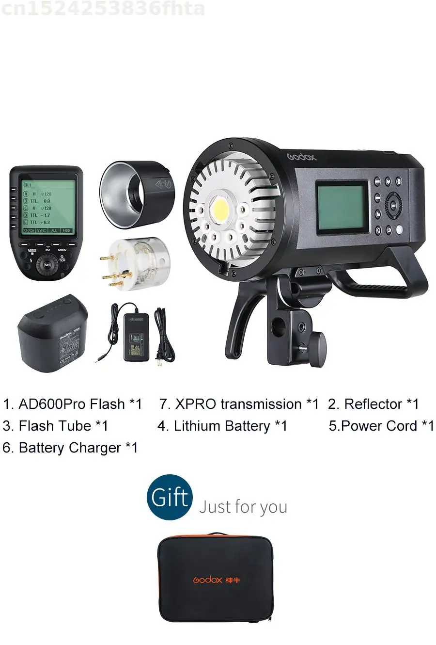 Godox AD600 Pro WITSTRO все в одном Внешняя вспышка AD600Pro литий-ионная батарея TTL HSS со встроенной беспроводной системой 2,4G X
Godox AD600 Pro WITSTRO все в одном Внешняя вспышка AD600Pro литий-ионная батарея TTL HSS со встроенной беспроводной системой 2,4G X