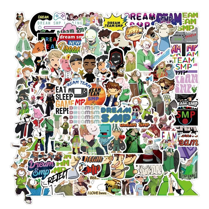 10/100Pcs Dream Smp Stickers for Suitcase Skateboard Fridge Computer Guitar Waterproof Graffiti Sticker Decals Children's Toys
10/100Pcs Dream Smp Stickers for Suitcase Skateboard Fridge Computer Guitar Waterproof Graffiti Sticker Decals Children's Toys