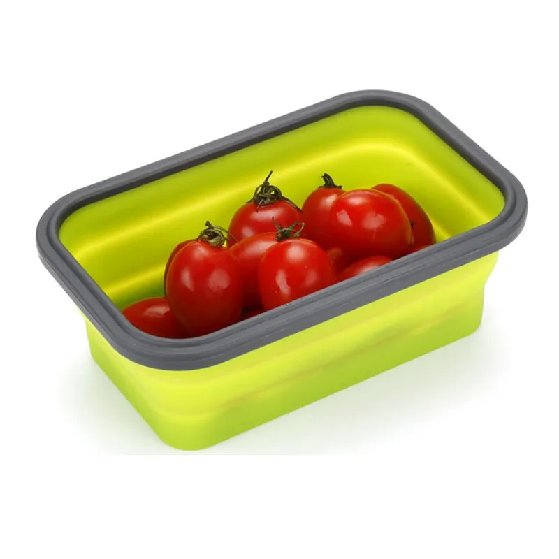 Silicone Collapsible Lunch Box Food Storage Container Bento BPA Free Microwavable Portable Picnic Camping Rectangle Outdoor Box
Silicone Collapsible Lunch Box Food Storage Container Bento BPA Free Microwavable Portable Picnic Camping Rectangle Outdoor Box