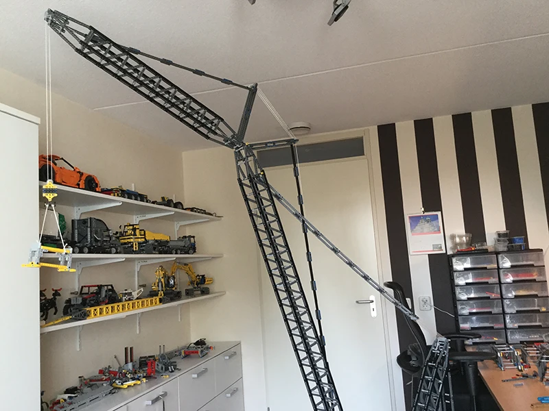 high-tech Series Crawler Crane Tower Crane LTR11200 MOC Building Block Bricks Parts Kit Remote Control Electric Assembly Gifts