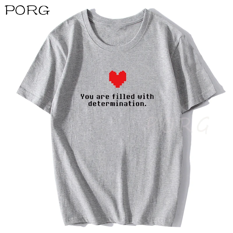 Мужская футболка из одежда для геймеров хлопка с надписью &quotYou Are Fill with determeleron" |
