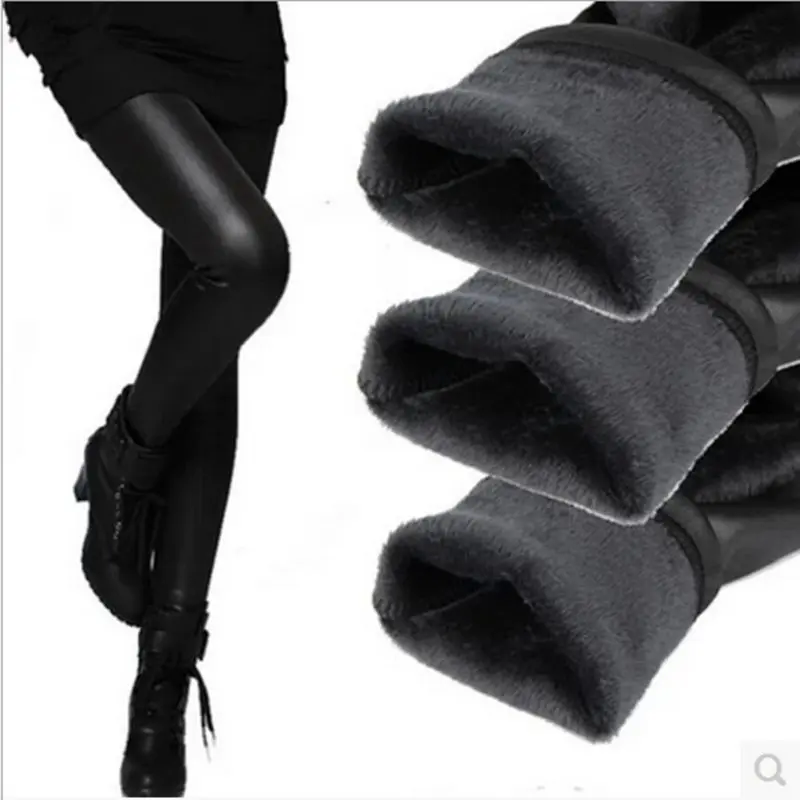 lady size XL Black Women Velvet Warm Leggings Autumn Winter Fashion Elastic Thick leather pants Skinny Legging For Women
lady size XL Black Women Velvet Warm Leggings Autumn Winter Fashion Elastic Thick leather pants Skinny Legging For Women