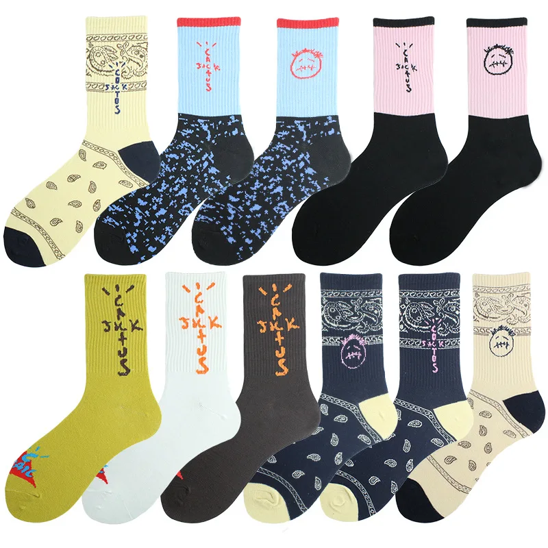 2021Spring and Summer Tube Men's Cotton Socks Clown Grimace Stitching Personality Harajuku Street Skateboarding Fun Couple Socks
2021Spring and Summer Tube Men's Cotton Socks Clown Grimace Stitching Personality Harajuku Street Skateboarding Fun Couple Socks