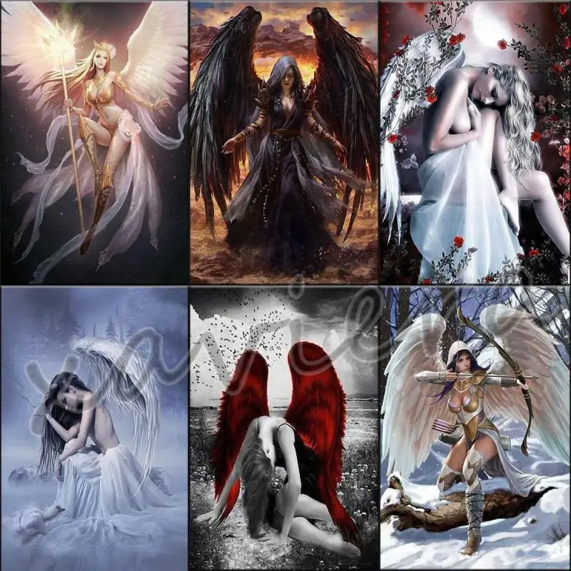 Xaviera 5D Diy Diamond Painting Angel Demon Sexy Girl Full Drill Round Rhinestone Embroidery Cross Stitch Living Room for Decor
Xaviera 5D Diy Diamond Painting Angel Demon Sexy Girl Full Drill Round Rhinestone Embroidery Cross Stitch Living Room for Decor