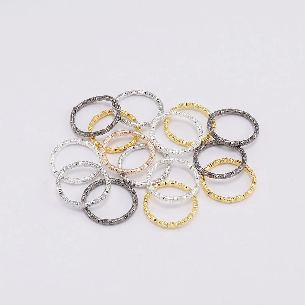 

8-20mm Colorful Open Split Rings 50-100pcs Round Jump Rings Twisted Connector For DIY Jewelry Makings Findings Supplies