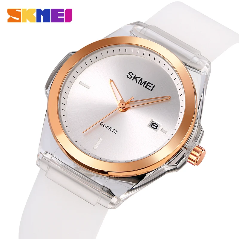 Luxury Women's Watches Fashion Silicone Strap Quartz Watch Calendar Display Ladies Casual Dress Bracelet Simple Clock SKMEI Hour
Luxury Women's Watches Fashion Silicone Strap Quartz Watch Calendar Display Ladies Casual Dress Bracelet Simple Clock SKMEI Hour