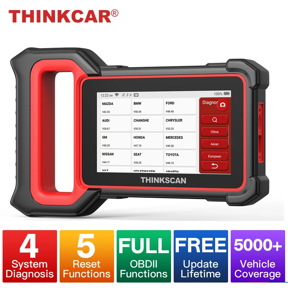 Thinkcar Thinkscan Plus S6 Professional Automotive Scanner ABS SRS AT ENG Scan Oil SAS EPB TPMS ETS Reset OBD2 Diagnostic Tool
Thinkcar Thinkscan Plus S6 Professional Automotive Scanner ABS SRS AT ENG Scan Oil SAS EPB TPMS ETS Reset OBD2 Diagnostic Tool