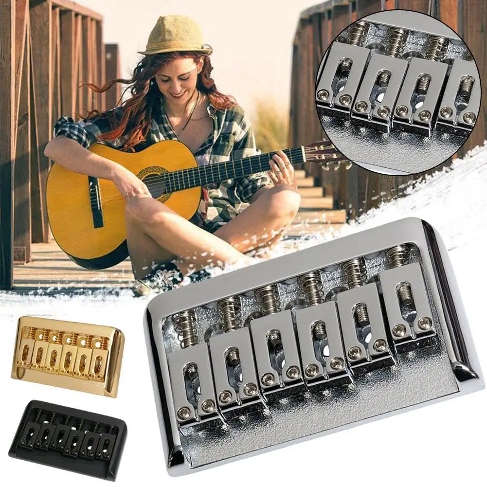 Hardtail Through-Body Guitar Bridge To Fit for STRATOCASTER Telecaster Metal Alloy Professional Guitar Accessories Better Play
Hardtail Through-Body Guitar Bridge To Fit for STRATOCASTER Telecaster Metal Alloy Professional Guitar Accessories Better Play