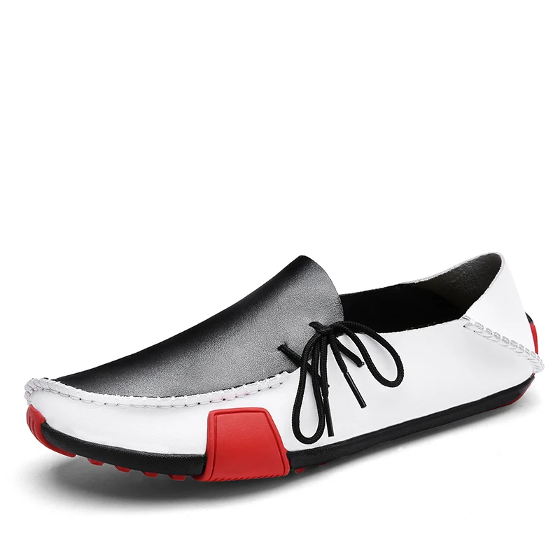 Autumn Genuine Leather Men loafers Moccasins Black Mens Driving Shoes Big Size 38-47 Italian Loafers Shoes Handmade Casual Shoes
Autumn Genuine Leather Men loafers Moccasins Black Mens Driving Shoes Big Size 38-47 Italian Loafers Shoes Handmade Casual Shoes