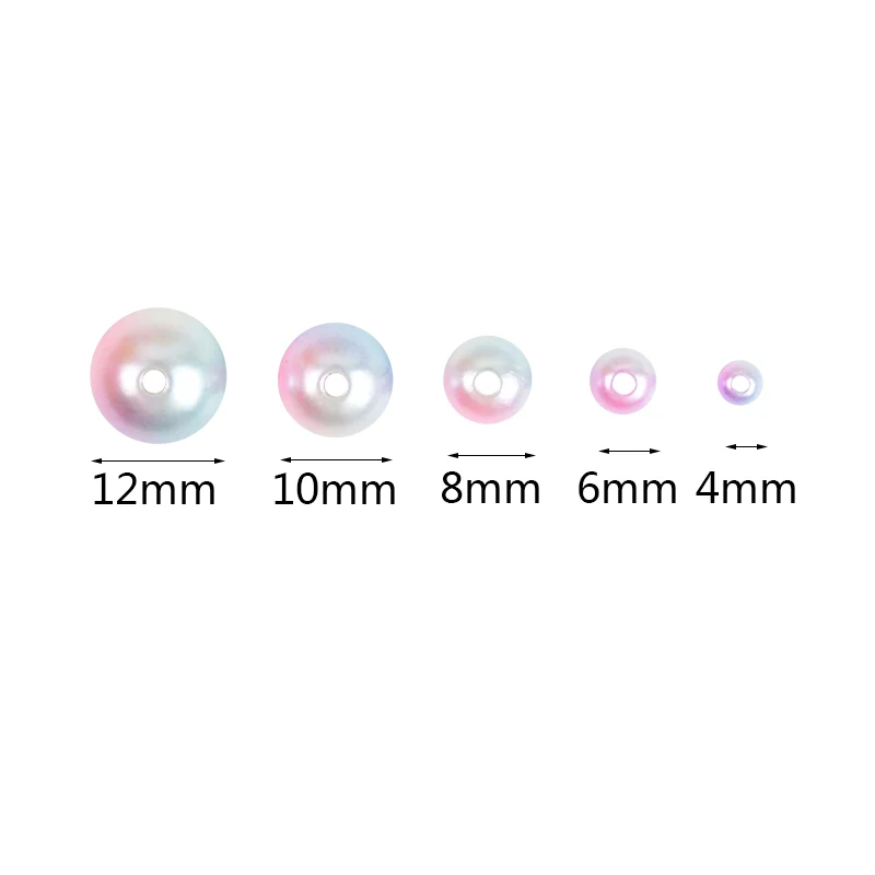 Multi Size 4/6/8/10/12mm Round Rainbow Color ABS Imitation Pearl Plastic Beads DIY For Jewelry Making Garment Bags Accessories
Multi Size 4/6/8/10/12mm Round Rainbow Color ABS Imitation Pearl Plastic Beads DIY For Jewelry Making Garment Bags Accessories