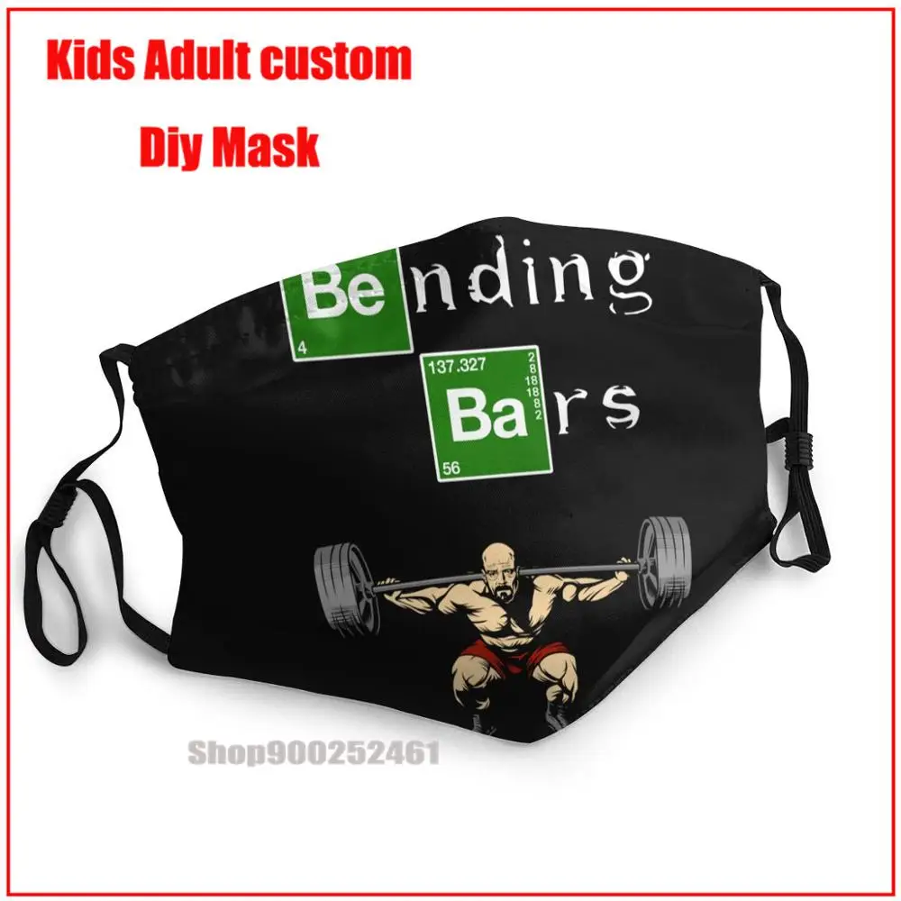 Bending Bars Walter White Gym Motivation DIY mask for face fashion washable reusable face mask uxury designer face mask mouth
Bending Bars Walter White Gym Motivation DIY mask for face fashion washable reusable face mask uxury designer face mask mouth