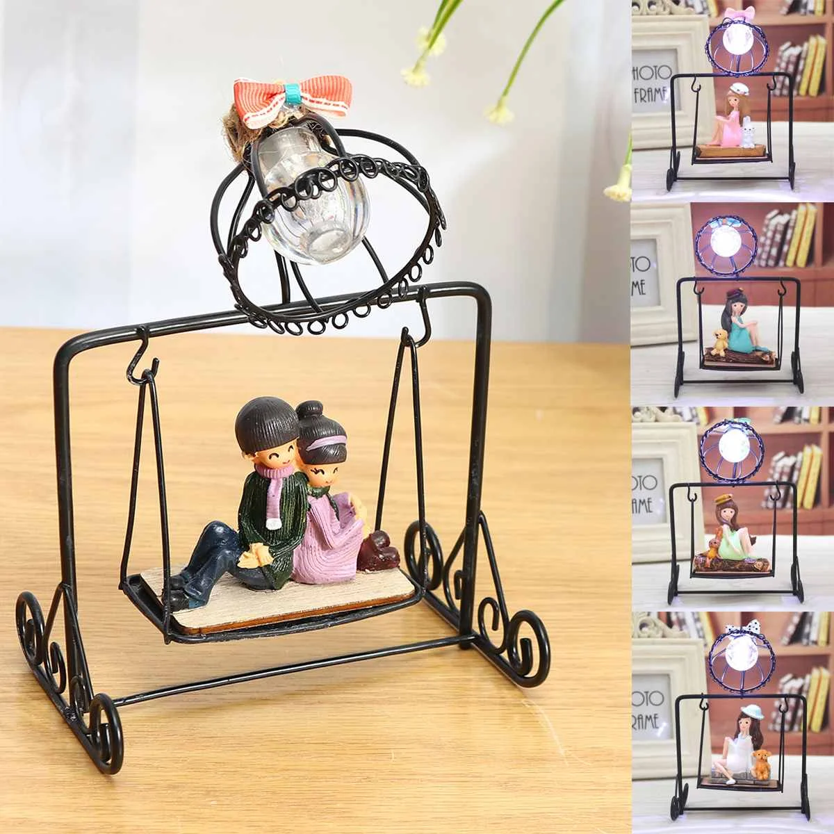 Couple Night Light Home Decor Resin Crafts Ideal Gift for wedding Decor Swing Boys and Girls Night Lights Creative
Couple Night Light Home Decor Resin Crafts Ideal Gift for wedding Decor Swing Boys and Girls Night Lights Creative
