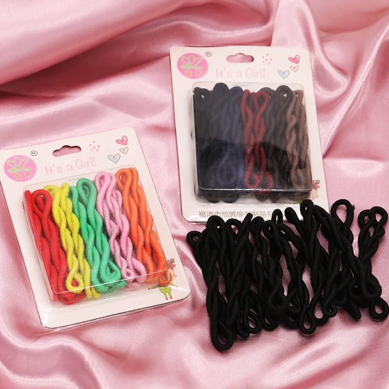 20PCS Simple Pure Children Adult Hair Rope Black Color Candy Color Elastic Girl Ponytail Hair Circle Hair Accessories
20PCS Simple Pure Children Adult Hair Rope Black Color Candy Color Elastic Girl Ponytail Hair Circle Hair Accessories