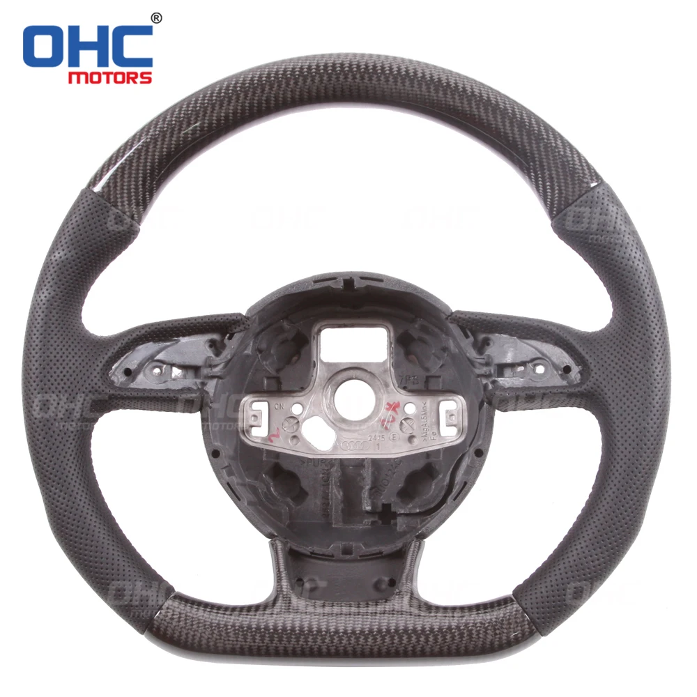 100% Real Carbon Fiber Steering Wheel compatible for A1 A2 A3 A4 A5 S3 S4 RS3 RS4 RS5 RS6 RS7 S line
100% Real Carbon Fiber Steering Wheel compatible for A1 A2 A3 A4 A5 S3 S4 RS3 RS4 RS5 RS6 RS7 S line